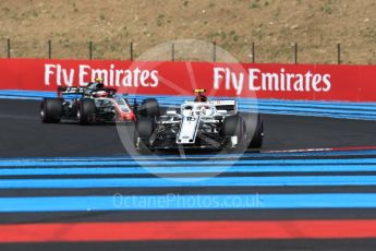 World © Octane Photographic Ltd. Formula 1 – French GP - Practice 2. Alfa Romeo Sauber F1 Team C37 – Charles Leclerc. Circuit Paul Ricard, Le Castellet, France. Friday 22nd June 2018.