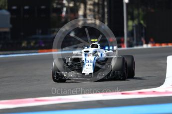 World © Octane Photographic Ltd. Formula 1 – French GP - Practice 2. Williams Martini Racing FW41 – Sergey Sirotkin. Circuit Paul Ricard, Le Castellet, France. Friday 22nd June 2018.
