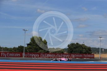 World © Octane Photographic Ltd. Formula 1 – French GP - Practice 2. Sahara Force India VJM11 - Sergio Perez. Circuit Paul Ricard, Le Castellet, France. Friday 22nd June 2018.
