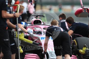 World © Octane Photographic Ltd. Formula 1 – French GP - Practice 3. Sahara Force India VJM11 - Sergio Perez. Circuit Paul Ricard, Le Castellet, France. Saturday 23rd June 2018.