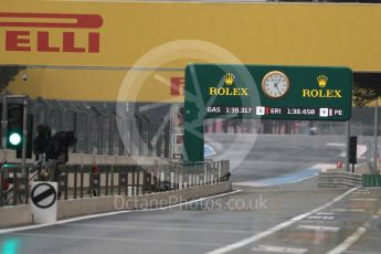 World © Octane Photographic Ltd. Formula 1 – French GP - Practice 3. Wet Pit lane. Circuit Paul Ricard, Le Castellet, France. Saturday 23rd June 2018.