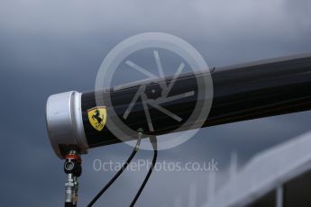 World © Octane Photographic Ltd. Formula 1 - French GP - Practice 3. Scuderia Ferrari logo. Circuit Paul Ricard, Le Castellet, France. Saturday 23rd June 2018.