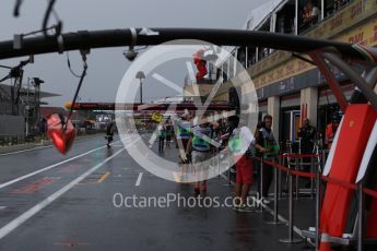 World © Octane Photographic Ltd. Formula 1 – French GP - Practice 3. Wet Pit lane. Circuit Paul Ricard, Le Castellet, France. Saturday 23rd June 2018.