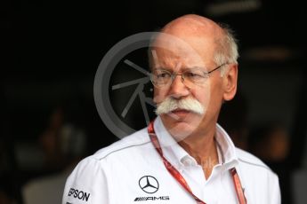 World © Octane Photographic Ltd. Formula 1 - French GP - Paddock. Dieter Zetsche- Board of Management of Daimler AG and Head of Mercedes-Benz Cars. Circuit Paul Ricard, Le Castellet, France. Saturday 23rd June 2018.