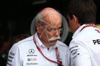 World © Octane Photographic Ltd. Formula 1 - French GP - Paddock. Dieter Zetsche- Board of Management of Daimler AG and Head of Mercedes-Benz Cars. Circuit Paul Ricard, Le Castellet, France. Saturday 23rd June 2018.