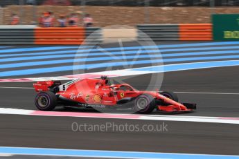 World © Octane Photographic Ltd. Formula 1 – French GP - Qualifying. Scuderia Ferrari SF71-H – Sebastian Vettel. Circuit Paul Ricard, Le Castellet, France. Saturday 23rd June 2018.