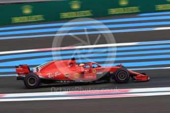 World © Octane Photographic Ltd. Formula 1 – French GP - Qualifying. Scuderia Ferrari SF71-H – Sebastian Vettel. Circuit Paul Ricard, Le Castellet, France. Saturday 23rd June 2018.