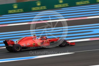 World © Octane Photographic Ltd. Formula 1 – French GP - Qualifying. Scuderia Ferrari SF71-H – Kimi Raikkonen. Circuit Paul Ricard, Le Castellet, France. Saturday 23rd June 2018.