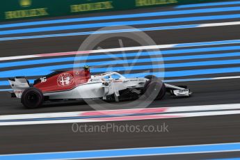 World © Octane Photographic Ltd. Formula 1 – French GP - Qualifying. Alfa Romeo Sauber F1 Team C37 – Charles Leclerc. Circuit Paul Ricard, Le Castellet, France. Saturday 23rd June 2018.