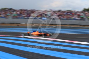 World © Octane Photographic Ltd. Formula 1 – French GP - Qualifying. McLaren MCL33 – Fernando Alonso. Circuit Paul Ricard, Le Castellet, France. Saturday 23rd June 2018.