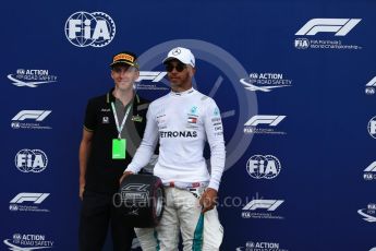 World © Octane Photographic Ltd. Formula 1 – French GP - Qualifying. Mercedes AMG Petronas Motorsport AMG F1 W09 EQ Power+ - Lewis Hamilton and Simon Yates. Circuit Paul Ricard, Le Castellet, France. Saturday 23rd June 2018.