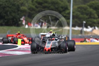 World © Octane Photographic Ltd. Formula 1 – French GP - Race. Haas F1 Team VF-18 – Kevin Magnussen. Circuit Paul Ricard, Le Castellet, France. Sunday 24th June 2018.