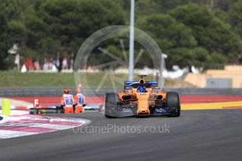 World © Octane Photographic Ltd. Formula 1 – French GP - Race. McLaren MCL33 – Fernando Alonso. Circuit Paul Ricard, Le Castellet, France. Sunday 24th June 2018.