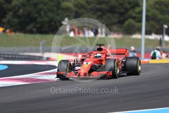 World © Octane Photographic Ltd. Formula 1 – French GP - Race. Scuderia Ferrari SF71-H – Sebastian Vettel. Circuit Paul Ricard, Le Castellet, France. Sunday 24th June 2018.