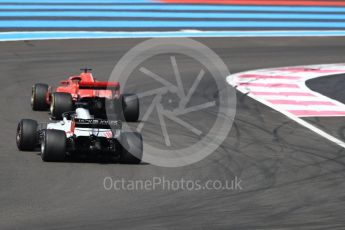 World © Octane Photographic Ltd. Formula 1 – French GP - Race. Haas F1 Team VF-18 – Romain Grosjean. Circuit Paul Ricard, Le Castellet, France. Sunday 24th June 2018.