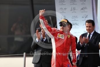 World © Octane Photographic Ltd. Formula 1 – French GP - Race Podium. Scuderia Ferrari SF71-H – Kimi Raikkonen. Circuit Paul Ricard, Le Castellet, France. Sunday 24th June 2018.