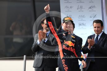 World © Octane Photographic Ltd. Formula 1 – French GP - Race Podium. Aston Martin Red Bull Racing TAG Heuer RB14 – Max Verstappen. Circuit Paul Ricard, Le Castellet, France. Sunday 24th June 2018.