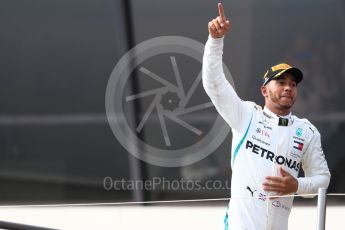 World © Octane Photographic Ltd. Formula 1 – French GP - Race Podium. Mercedes AMG Petronas Motorsport AMG F1 W09 EQ Power+ - Lewis Hamilton. Circuit Paul Ricard, Le Castellet, France. Sunday 24th June 2018.