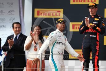 World © Octane Photographic Ltd. Formula 1 – French GP - Race Podium. Mercedes AMG Petronas Motorsport AMG F1 W09 EQ Power+ - Lewis Hamilton. Circuit Paul Ricard, Le Castellet, France. Sunday 24th June 2018.