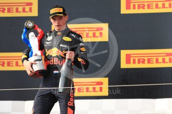 World © Octane Photographic Ltd. Formula 1 – French GP - Race Podium. Aston Martin Red Bull Racing TAG Heuer RB14 – Max Verstappen. Circuit Paul Ricard, Le Castellet, France. Sunday 24th June 2018.