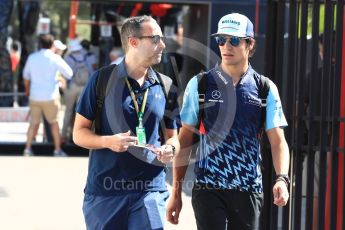 World © Octane Photographic Ltd. Formula 1 – French GP - Paddock. Williams Martini Racing FW41 – Lance Stroll. Circuit Paul Ricard, Le Castellet, France. Friday 22nd June 2018.