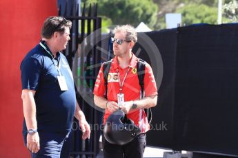 World © Octane Photographic Ltd. Formula 1 – French GP - Paddock. Scuderia Ferrari - Sebastian Vettel. Circuit Paul Ricard, Le Castellet, France. Friday 22nd June 2018.