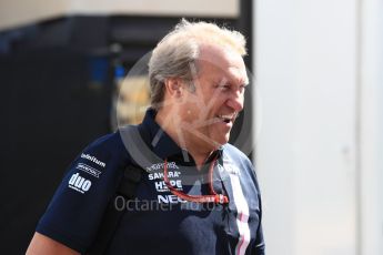 World © Octane Photographic Ltd. Formula 1 - French GP - Paddock. Robert Fernley - Deputy Team Principal of Sahara Force India. Circuit Paul Ricard, Le Castellet, France. Friday 22nd June 2018.