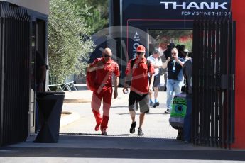 World © Octane Photographic Ltd. Formula 1 – French GP - Paddock. Scuderia Ferrari – Kimi Raikkonen. Circuit Paul Ricard, Le Castellet, France. Friday 22nd June 2018.