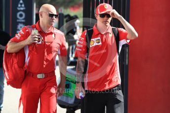 World © Octane Photographic Ltd. Formula 1 – French GP - Paddock. Scuderia Ferrari – Kimi Raikkonen. Circuit Paul Ricard, Le Castellet, France. Friday 22nd June 2018.