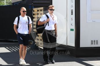 World © Octane Photographic Ltd. Formula 1 – French GP - Paddock. Mercedes AMG Petronas Motorsport AMG F1 W09 EQ Power+ - Valtteri Bottas. Circuit Paul Ricard, Le Castellet, France. Friday 22nd June 2018.