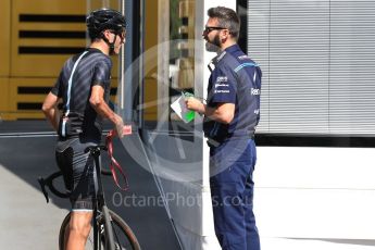 World © Octane Photographic Ltd. Formula 1 – French GP - Paddock Williams Martini Racing – Robert Kubica. Circuit Paul Ricard, Le Castellet, France. Friday 22nd June 2018.