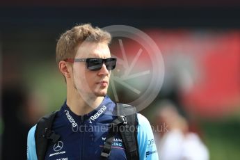 World © Octane Photographic Ltd. Formula 1 – French GP - Paddock. Williams Martini Racing FW41 – Sergey Sirotkin. Circuit Paul Ricard, Le Castellet, France. Saturday 23rd June 2018.