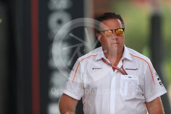 World © Octane Photographic Ltd. Formula 1 - French GP - Paddock. Zak Brown - Executive Director of McLaren Technology Group.  Circuit Paul Ricard, Le Castellet, France. Saturday 23rd June 2018.