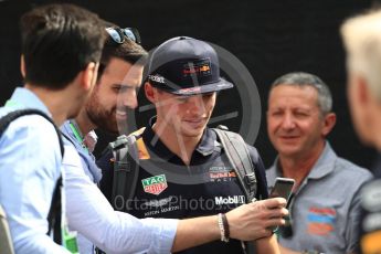 World © Octane Photographic Ltd. Formula 1 – French GP - Paddock. Aston Martin Red Bull Racing TAG Heuer RB14 – Max Verstappen. Circuit Paul Ricard, Le Castellet, France. Saturday 23rd June 2018.