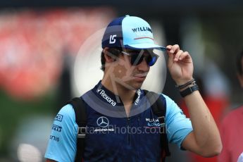 World © Octane Photographic Ltd. Formula 1 – French GP - Paddock. Williams Martini Racing FW41 – Lance Stroll. Circuit Paul Ricard, Le Castellet, France. Saturday 23rd June 2018.