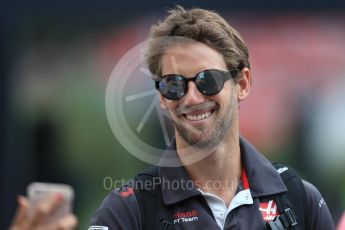 World © Octane Photographic Ltd. Formula 1 – French GP - Paddock. Haas F1 Team VF-18 – Romain Grosjean. Circuit Paul Ricard, Le Castellet, France. Saturday 23rd June 2018.