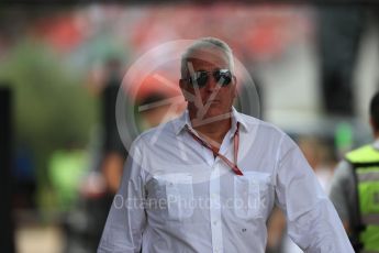 World © Octane Photographic Ltd. Formula 1 - French GP - Paddock. Lance Stroll father Lawrence Stroll. Circuit Paul Ricard, Le Castellet, France. Saturday 23rd June 2018.