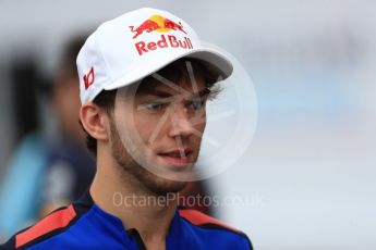 World © Octane Photographic Ltd. Formula 1 – French GP - Paddock. Scuderia Toro Rosso STR13 – Pierre Gasly. Circuit Paul Ricard, Le Castellet, France. Saturday 23rd June 2018.