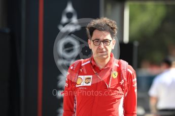 World © Octane Photographic Ltd. Formula 1 - French GP - Paddock. Mattia Binotto – Chief Technical Officer - Scuderia Ferrari. Circuit Paul Ricard, Le Castellet, France. Sunday 24th June 2018.