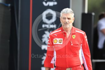 World © Octane Photographic Ltd. Formula 1 - French GP - Paddock. Maurizio Arrivabene – Managing Director and Team Principal of Scuderia Ferrari. Circuit Paul Ricard, Le Castellet, France. Sunday 24th June 2018.