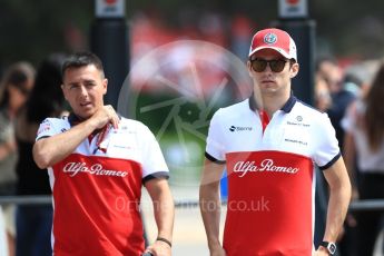 World © Octane Photographic Ltd. Formula 1 – French GP - Paddock. Alfa Romeo Sauber F1 Team C37 – Charles Leclerc. Circuit Paul Ricard, Le Castellet, France. Sunday 24th June 2018.