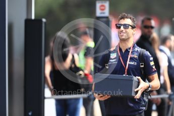 World © Octane Photographic Ltd. Formula 1 – French GP - Paddock. Aston Martin Red Bull Racing TAG Heuer RB14 – Daniel Ricciardo. Circuit Paul Ricard, Le Castellet, France. Sunday 24th June 2018.