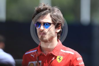 World © Octane Photographic Ltd. Formula 1 - French GP - Paddock. Antonio Giovinazzi – Third Driver for Scuderia Ferrari. Circuit Paul Ricard, Le Castellet, France. Sunday 24th June 2018.