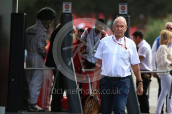 World © Octane Photographic Ltd. Formula 1 - French GP - Paddock. Helmut Marko - advisor to the Red Bull GmbH Formula One Teams and head of Red Bull's driver development program. Circuit Paul Ricard, Le Castellet, France. Sunday 24th June 2018.