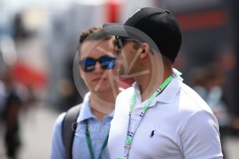 World © Octane Photographic Ltd. Formula 1 – French GP - Paddock. Pastor Maldonado. Circuit Paul Ricard, Le Castellet, France. Sunday 24th June 2018.
