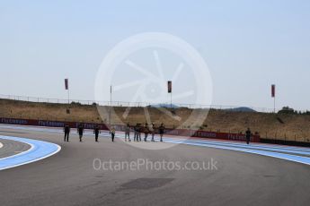 World © Octane Photographic Ltd. Formula 1 – French GP - Track Walk. Renault Sport F1 Team RS18 – Carlos Sainz. Circuit Paul Ricard, Le Castellet, France. Thursday 21st June 2018.