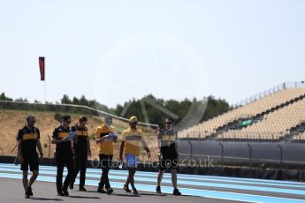 World © Octane Photographic Ltd. Formula 1 – French GP - Track Walk. Renault Sport F1 Team RS18 – Carlos Sainz. Circuit Paul Ricard, Le Castellet, France. Thursday 21st June 2018.