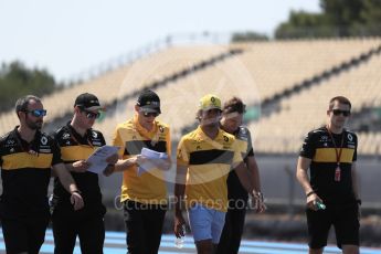 World © Octane Photographic Ltd. Formula 1 – French GP - Track Walk. Renault Sport F1 Team RS18 – Carlos Sainz. Circuit Paul Ricard, Le Castellet, France. Thursday 21st June 2018.