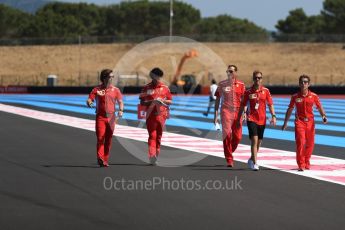 World © Octane Photographic Ltd. Formula 1 – French GP - Track Walk. Scuderia Ferrari SF71-H – Sebastian Vettel. Circuit Paul Ricard, Le Castellet, France. Thursday 21st June 2018.