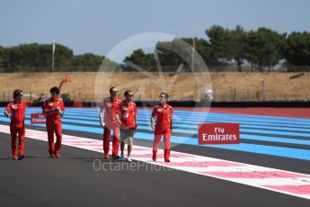 World © Octane Photographic Ltd. Formula 1 – French GP - Track Walk. Scuderia Ferrari SF71-H – Sebastian Vettel. Circuit Paul Ricard, Le Castellet, France. Thursday 21st June 2018.
